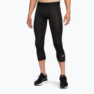 Men's training leggings Nike Pro Dri-Fit 3/4 Tight Fitness black/white