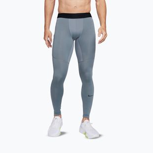 Men's leggings Nike Pro Warm smoke grey/black