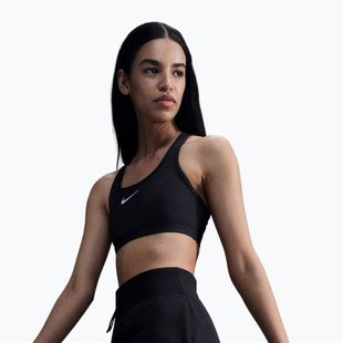 Nike Swoosh Medium Support training bra black/white