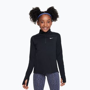 Children's training longsleeve Nike Dri-Fit 1/4 Zip black/white