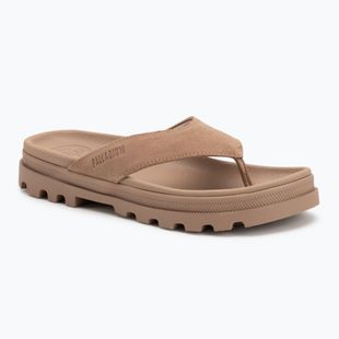 Palladium Dunelite Azur Sde dear brown flip flops