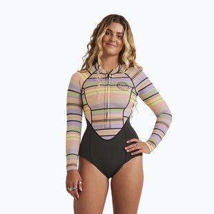 Women's swimming wetsuit Billabong 2/2 mm Salty Dayz Natural Spring Black Multi