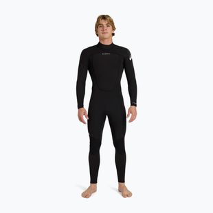 Men's wetsuit Quiksilver Prologue+ 3/2 mm Back Zip Flatlock black