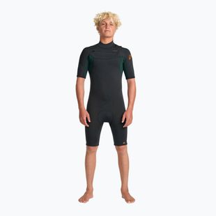 Men's wetsuit Quiksilver Everyday Sessions 2/2 mm Chest Zip SS Spring jade