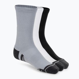 Under Armour Performance Tech 3pk Crew mod gray/white/jet gray socks