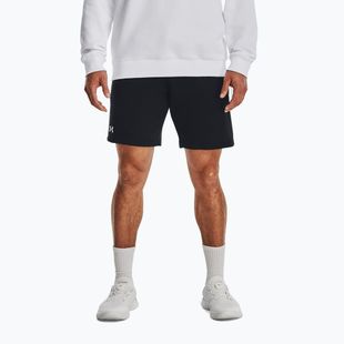 Under Armour Rival Fleece men's training shorts black/white