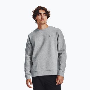Men's sweatshirt Under Armour Unstoppable Fleece Crew mod gray/black
