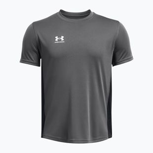 Children's football T-shirt Under Armour Challenger Train castlerock/white