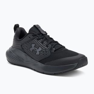 Men's training shoes Under Armour Commit 4 black/black/castlerock