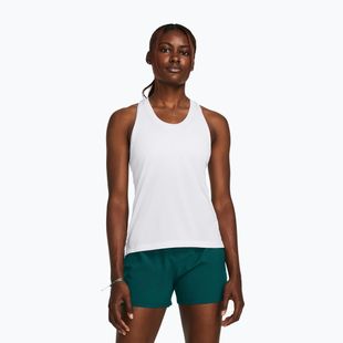 Women's running tank top Under Armour Launch Singlet white/reflective