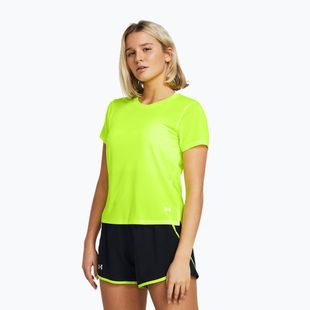 Women's running T-shirt Under Armour Launch high vis yellow/reflective