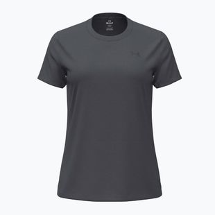Women's training T-shirt Under Armour Tech SSC - Solid castlerock/black