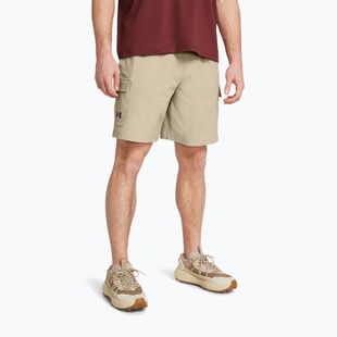 Under Armour Stretch Woven Cargo men's training shorts khaki base/black