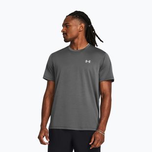 Men's running T-shirt Under Armour UA Launch castlerock/reflective