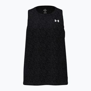 Women's training shirt Under Armour Tech Tank Twist black/white