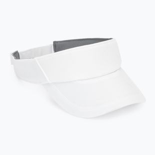Women's running visor Under Armour Launch white/black/distant gray