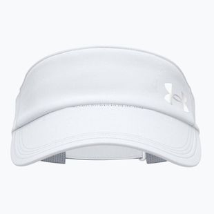 Women's running visor Under Armour Launch white/black/distant gray