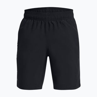 Children's training shorts Under Armour Woven Wordmark black