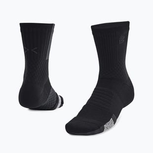 Under Armour Curry AD Playmaker 1P Mid black/anthracite/black men's socks