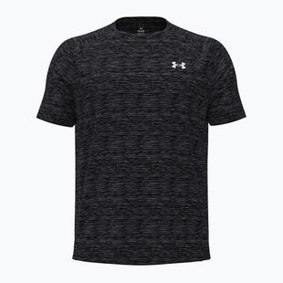 Men's training T-shirt Under Armour Tech Textured black/white