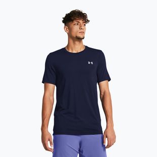 Men's training T-shirt Under Armour Vanish Seamless midnight navy/mod gray