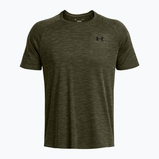 Men's training shirt Under Armour Tech Textured marine od green/black