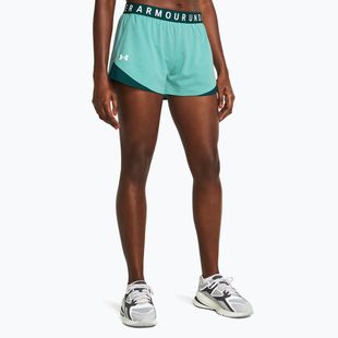 Under Armour Play Up Twist 3.0 women's shorts radial turquoise/hydro teal/white
