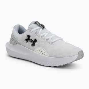 Men's running shoes Under Armour Charged Surge 4 white/halo gray/black