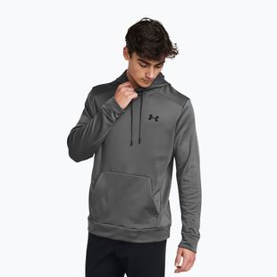 Men's sweatshirt Under Armour Armour Fleece Hoodie castlerock/black