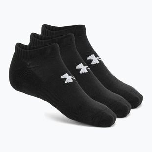 Socks Under Armour Training Cotton No Show 3 pairs black/black/white