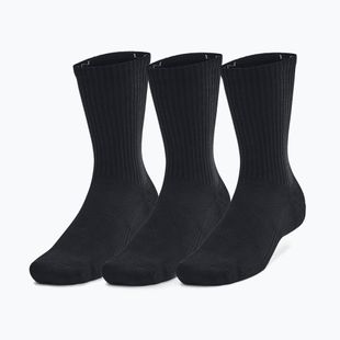 Socks Under Armour Training Cotton Crew 3 pairs black/black/white