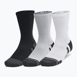 Under Armour Performance Tech Crew 6 pairs mod gray/mod gray/jet gray socks