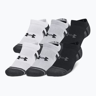 Under Armour Performance Tech Crew 6 pairs mod gray/mod gray/jet gray socks