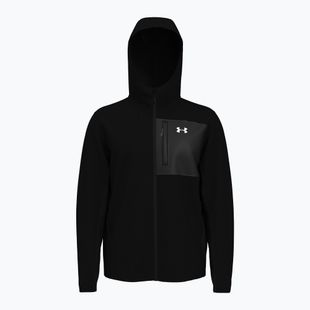 Under Armour Shield Hooded black/white men's training jacket
