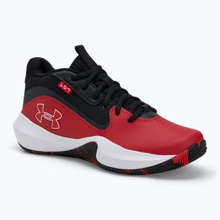 Under Armour Lockdown 7 red/black/white basketball shoes