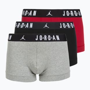 Men's boxers Nike Jrdan JHM Flight Cotton Trunk 3 pairs gym red/black