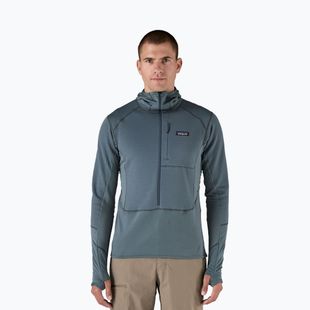 Men's Patagonia R1 Hybrid Pullover Softshell Jacket utility blue