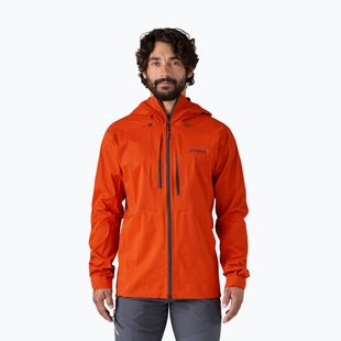 Patagonia M10 Storm men's rain jacket pollinator orange