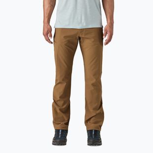 Men's Patagonia Terravia Trail Regular coriander brown trekking trousers
