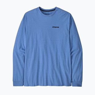 Men's Patagonia P-6 Logo Responsibili Longsleeve abundant blue
