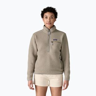 Women's Patagonia Retro Pile fleece sweatshirt Marsupial river rock green