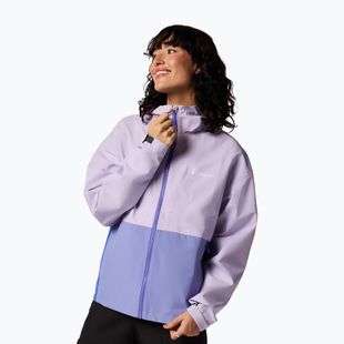 Women's rain jacket Cotopaxi Cielo Rain moonbeam and aster