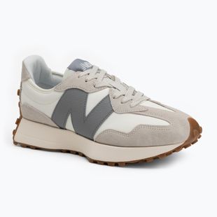 New Balance 327's V1 moonbeam/shadow grey shoes
