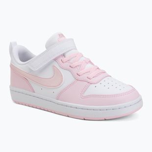 Children's shoes Nike Court Borough Low Recraft white/pink foam