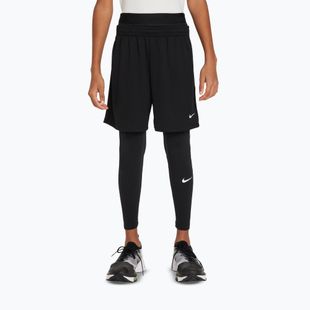 Children's leggings Nike Pro Dri-FIT black/black/white
