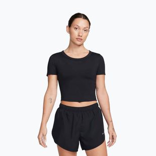 Women's training top Nike One Fitted Dri-Fit Cropped Top black