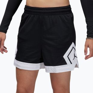Women's basketball shorts Nike Jordan Sport Diamond 4" black/white/white/black