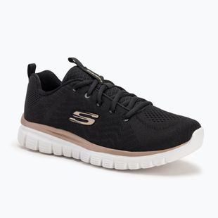 Women's shoes SKECHERS Graceful Get Connected black/gold