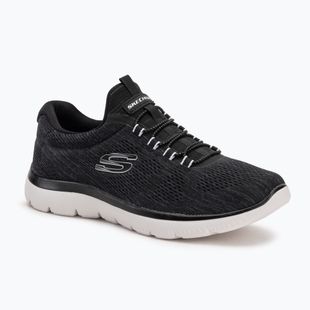 Women's SKECHERS Summits Fun Flare black/white shoes