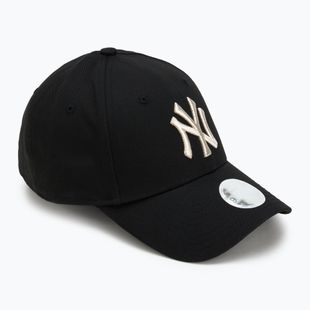 New Era Metallic Logo 9Forty New York Yankees baseball cap black